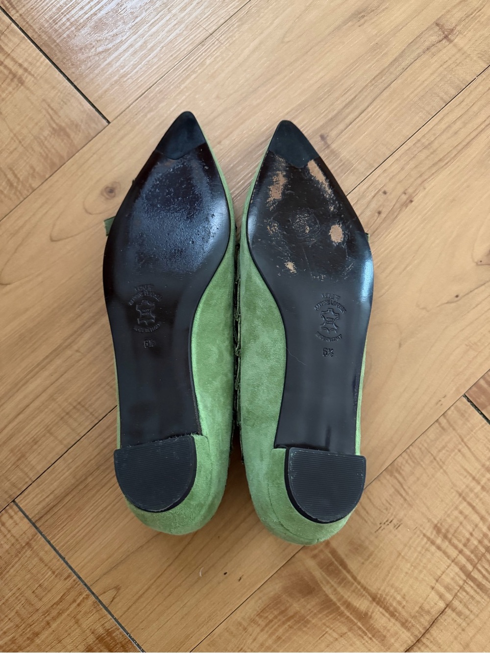 J.Crew Suede Velvet Pointed-Toe Marnie Kitten Heel Pumps Vintage Y2K - Picture 4 of 10